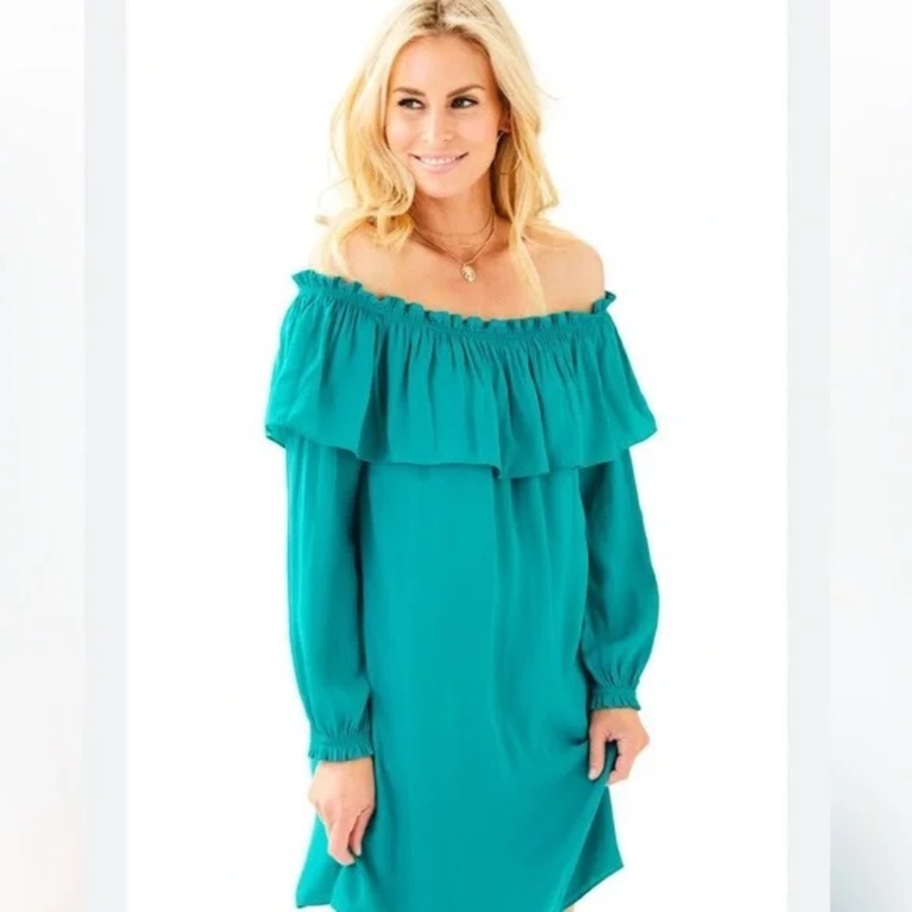 NWT Lilly Pulitzer Off the Shoulder Dress